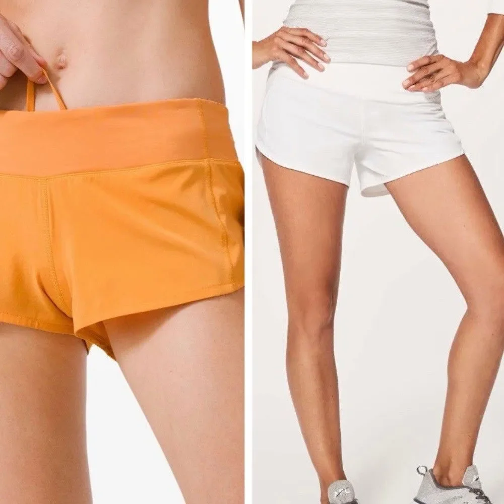 Lululemon  Bundle Of 2Speed Up Shorts 2.5 
